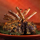 Roast rack of lamb Roast rack of lamb picture